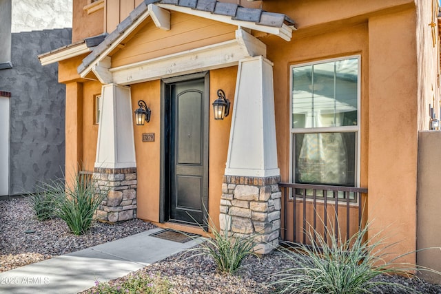 view of entrance to property