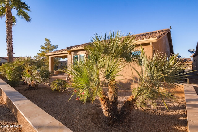 view of front of home