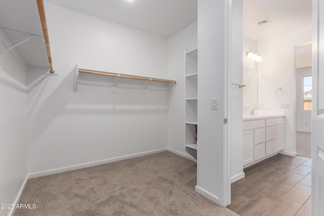 12362 W Marguerite Ave, Avondale, AZ 85323 - spacious closet featuring carpet flooring and a sink