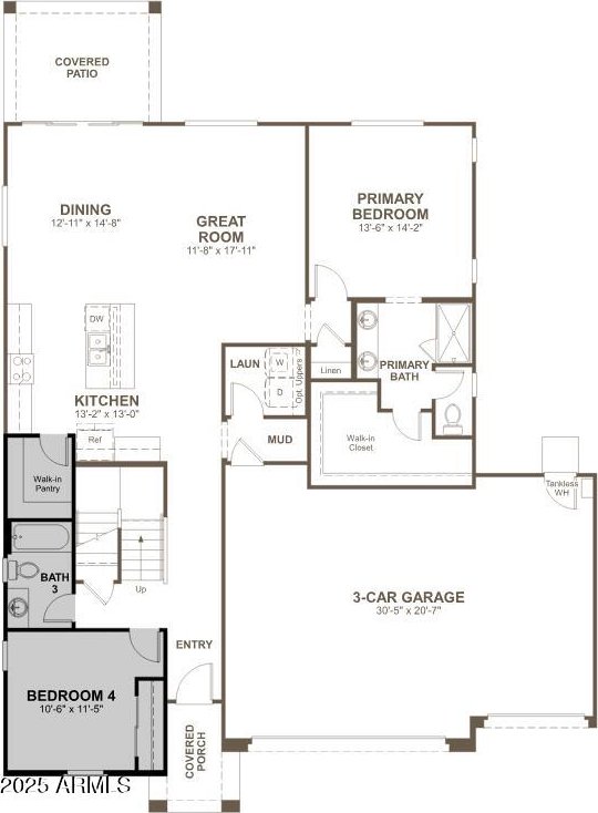 12362 W Marguerite Ave, Avondale, AZ 85323 - floor plan