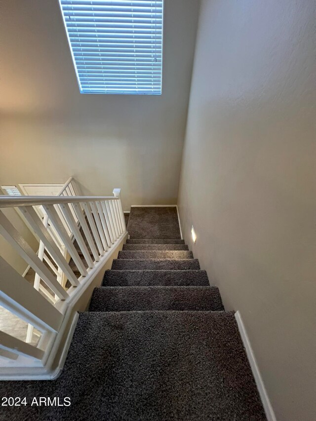 stairs with carpet