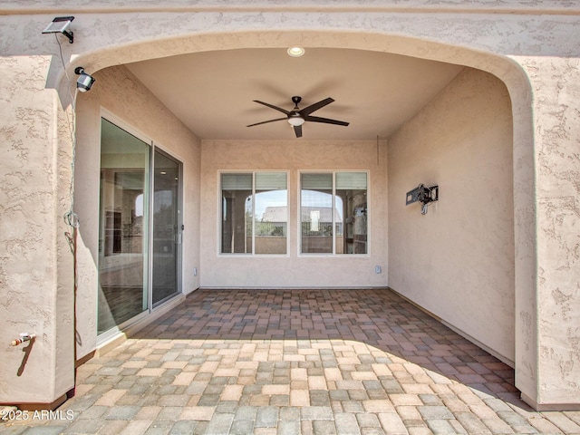16881 W Merrell St, Goodyear, AZ 85395 - view of patio with a ceiling fan