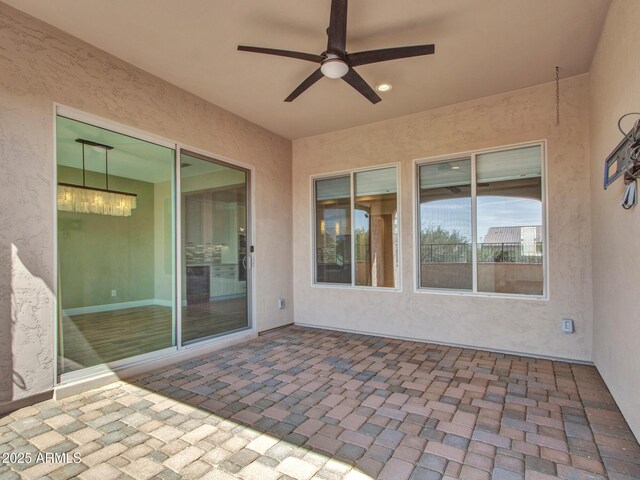16881 W Merrell St, Goodyear, AZ 85395 - view of patio featuring ceiling fan