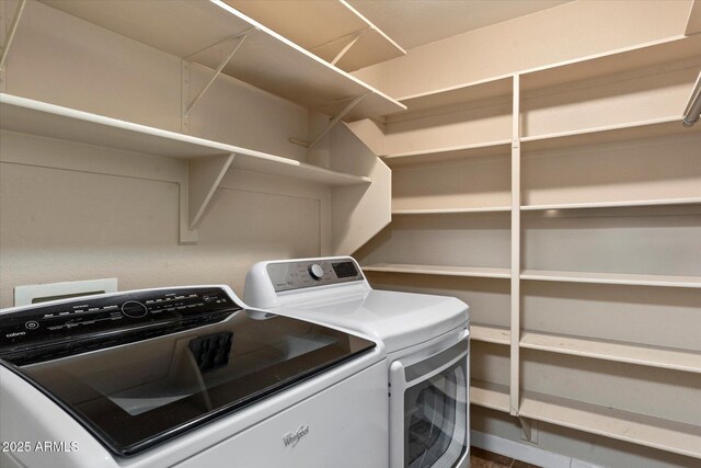 7500 E Deer Valley Rd Unit 54, Scottsdale, AZ 85255 - washroom with independent washer and dryer
