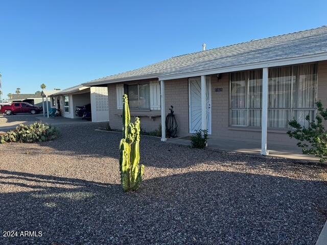 view of ranch-style home