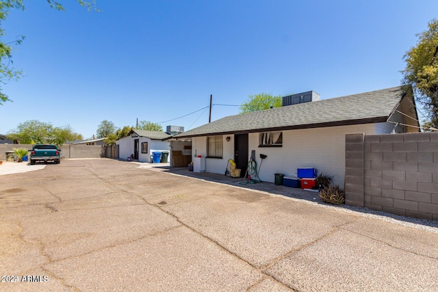 view of ranch-style home