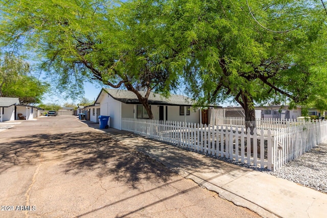 view of ranch-style home