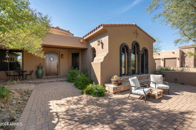 exterior space featuring a patio area