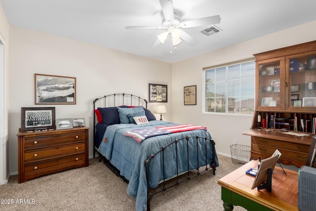 864 S 223rd Ln, Buckeye, AZ 85326 - carpeted bedroom featuring baseboards and a ceiling fan