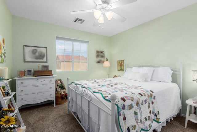 864 S 223rd Ln, Buckeye, AZ 85326 - bedroom with carpet flooring and a ceiling fan