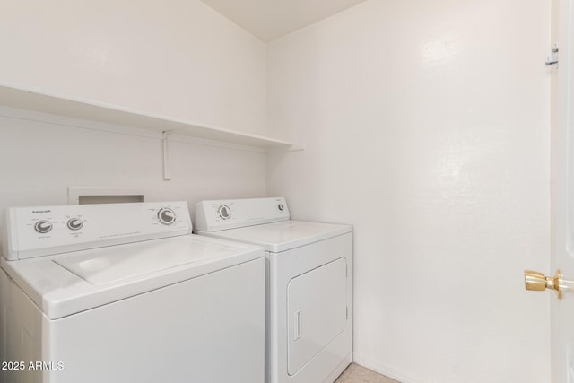 6770 N 47th Ave Unit 1022, Glendale, AZ 85301 - laundry room featuring washer and dryer and baseboards