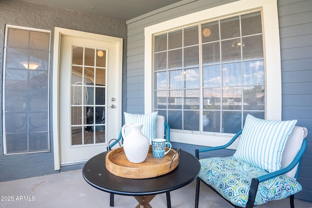 view of patio / terrace with a porch