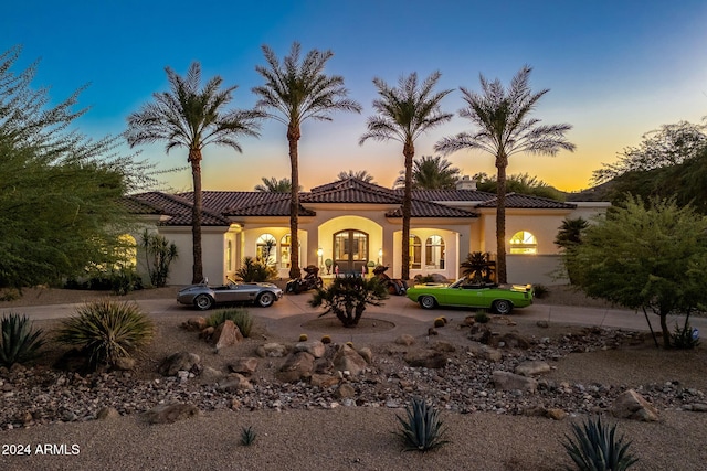 view of mediterranean / spanish-style home