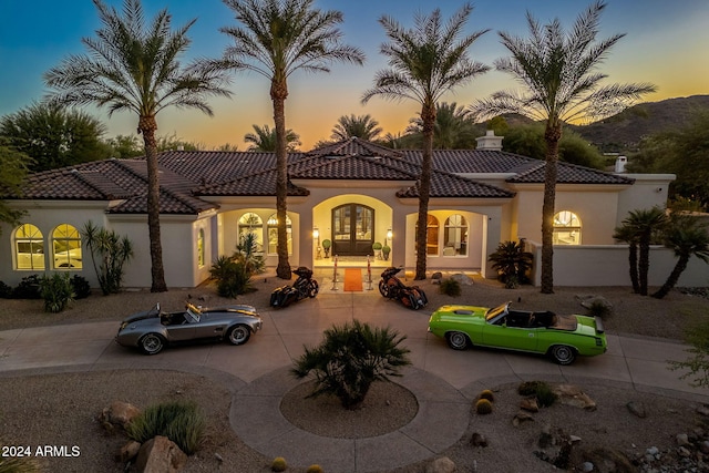 view of mediterranean / spanish-style house