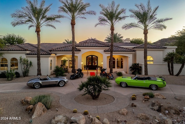 view of mediterranean / spanish-style home