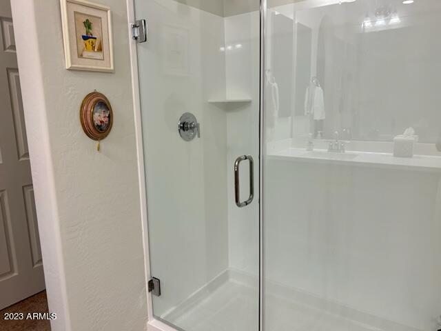 2525 N Riverside Dr, Florence, AZ 85132 - bathroom featuring a stall shower