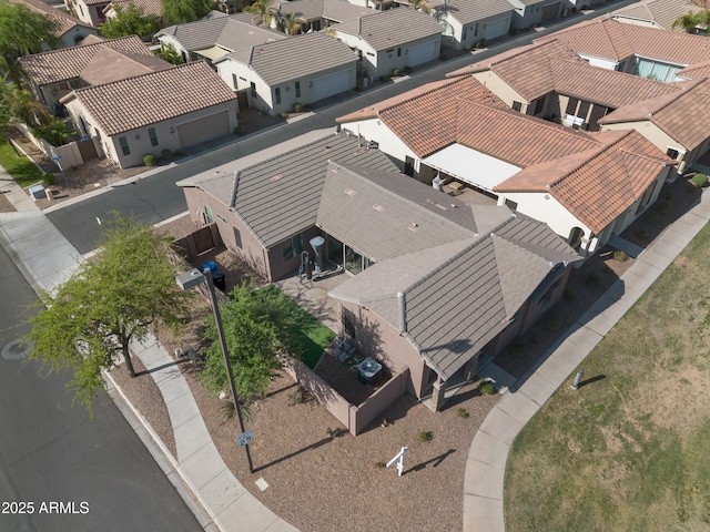 bird's eye view featuring a residential view