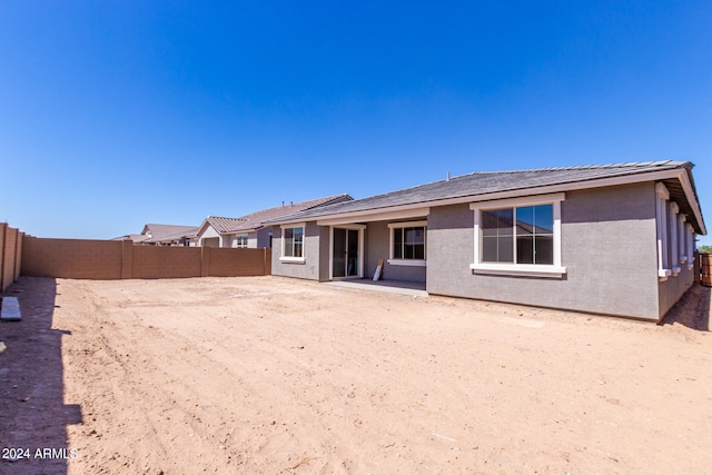 view of rear view of property