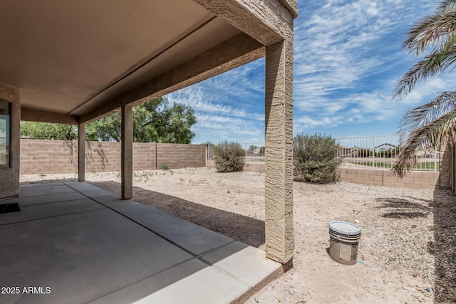 23637 N Desert Dr, Florence, AZ 85132 - fenced backyard featuring a patio area
