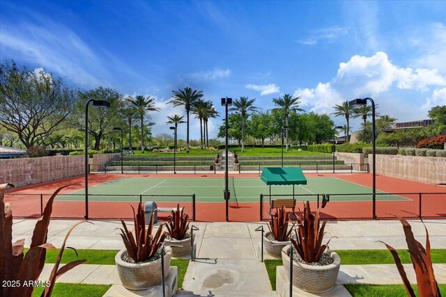 28247 N 128th Dr, Peoria, AZ 85383 - view of tennis court with fence