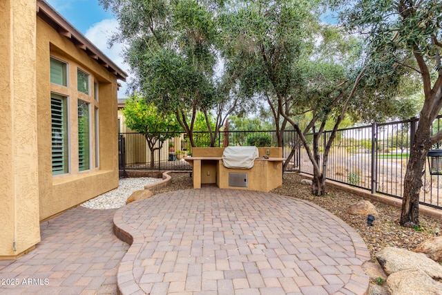 28247 N 128th Dr, Peoria, AZ 85383 - view of patio with fence and area for grilling
