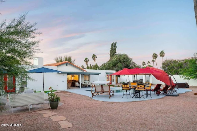 exterior space featuring a patio