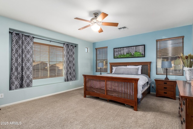 5628 N Rattler Way, Litchfield Park, AZ 85340 - bedroom with carpet flooring, baseboards, and ceiling fan