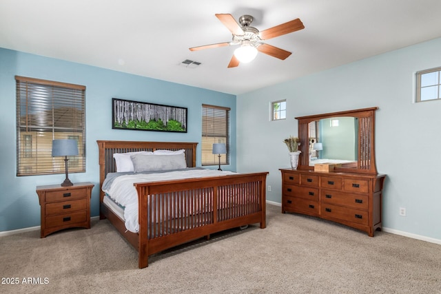 5628 N Rattler Way, Litchfield Park, AZ 85340 - bedroom with carpet, baseboards, and a ceiling fan