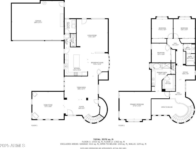 5628 N Rattler Way, Litchfield Park, AZ 85340 - property floor plan