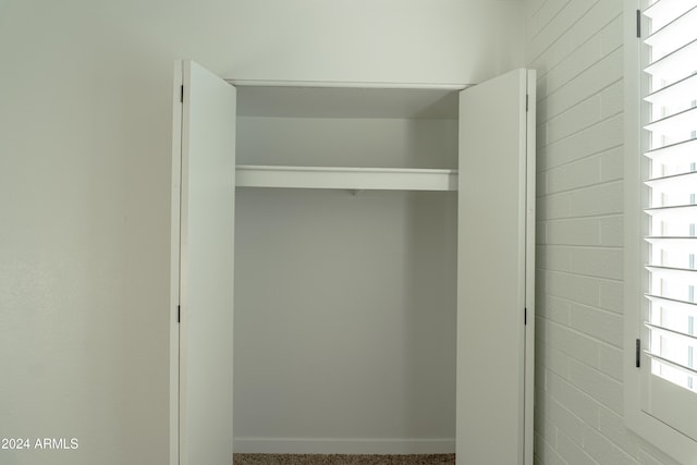 view of closet