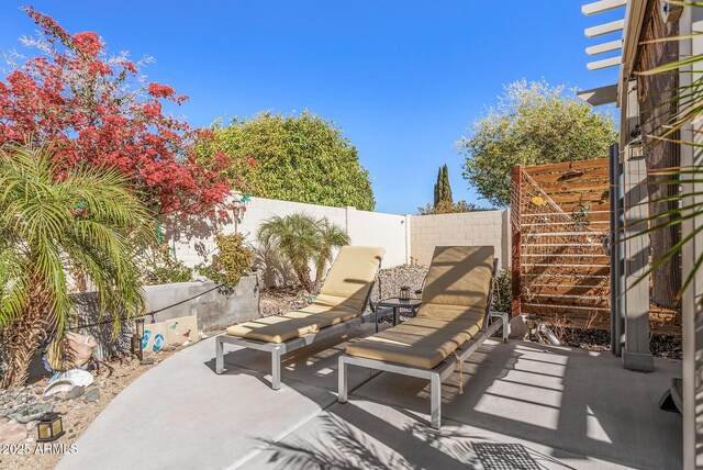 19930 N 98th Ave, Peoria, AZ 85382 - fenced backyard with a patio area