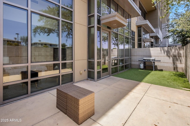 15215 N Kierland Blvd Unit 101, Scottsdale, AZ 85254 - view of patio / terrace featuring a grill