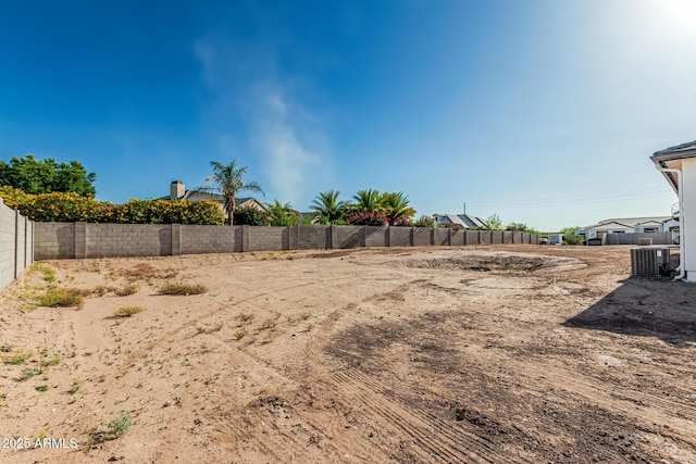 3653 E Runaway Bay Pl, Queen Creek, AZ 85142 - view of yard with central AC