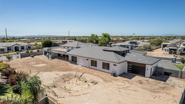 3653 E Runaway Bay Pl, Queen Creek, AZ 85142 - aerial view of residential area featuring a mountain backdrop