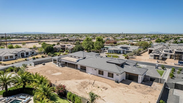 3653 E Runaway Bay Pl, Queen Creek, AZ 85142 - aerial view of residential area with mountains