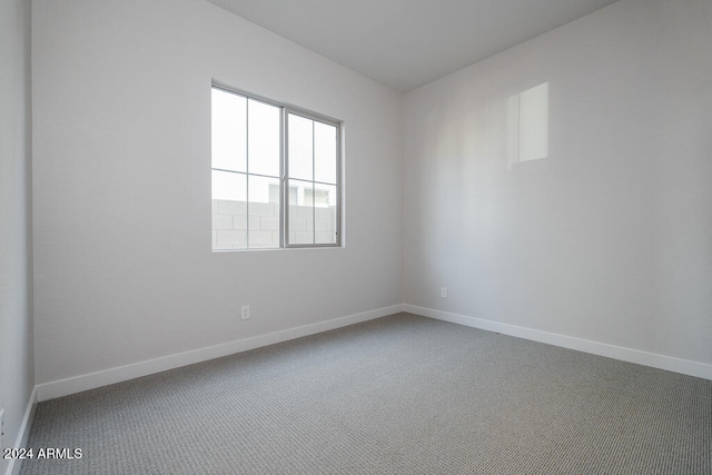 empty room featuring carpet floors