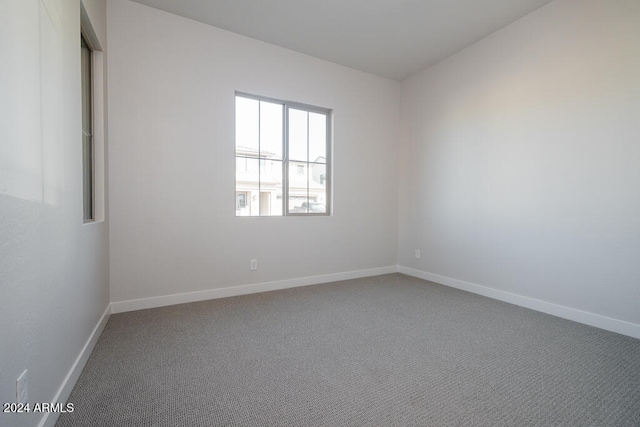 spare room featuring carpet floors