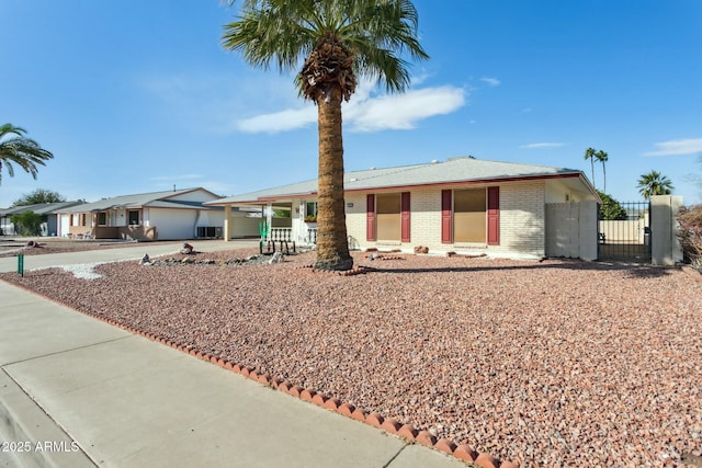 view of ranch-style house