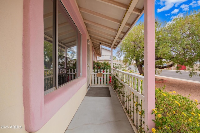 view of patio / terrace featuring a porch