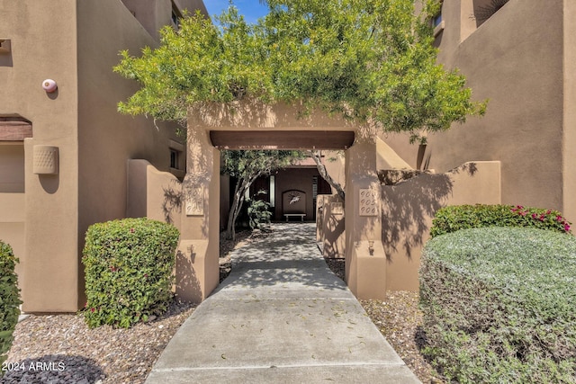 view of entrance to property