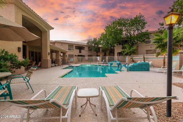 9550 E Thunderbird Rd Unit 152, Scottsdale, AZ 85260 - community pool featuring a patio