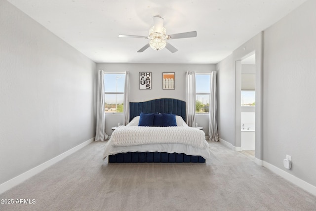 2741 S Gordon, Mesa, AZ 85209 - bedroom with multiple windows, light colored carpet, and baseboards