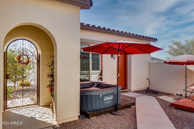 view of property entrance