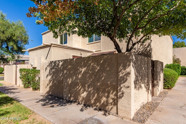 view of side of property