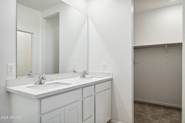25484 W Graham Trl, Buckeye, AZ 85326 - bathroom featuring double vanity and a walk in closet