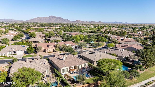 5226 S Fairchild Ln, Chandler, AZ 85249 - aerial view of residential area featuring mountains