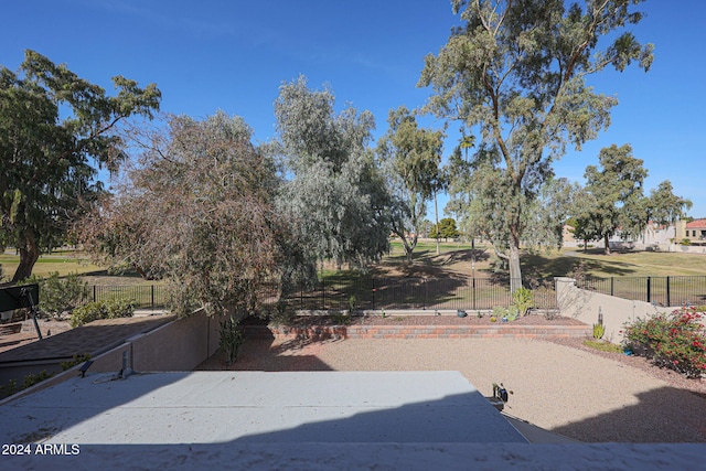 view of yard with a patio