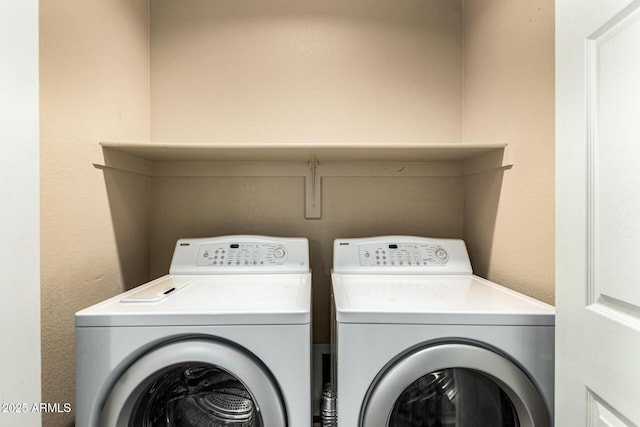 1250 S Rialto Unit 78, Mesa, AZ 85209 - washroom with washing machine and clothes dryer