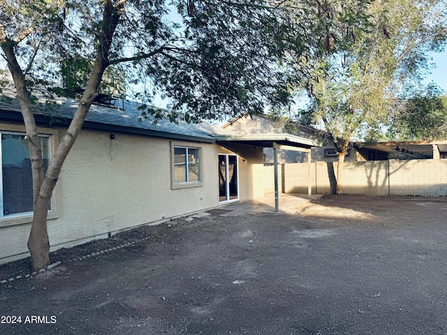 view of rear view of house