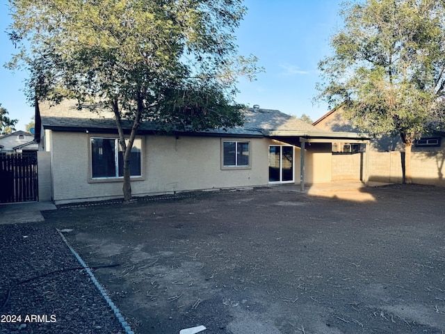 view of back of house